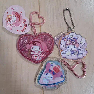 산리오 마이멜로디 아크릴 키링 키링 묶음 판매