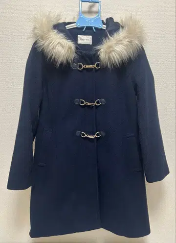 GLACIER 네이비 더플 코트