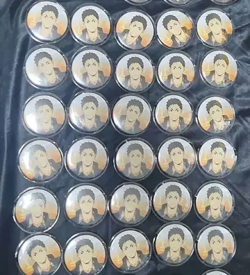 하이큐 JF 주장 캔뱃지 사와무라 세트