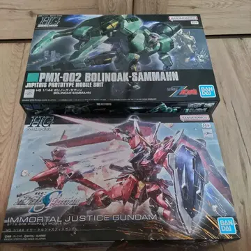 HG 1/144 볼리노크 썸머 이모탈 저스티스 세트