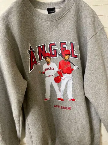 APPLEBUM ANGEL 맨투맨 트레이닝복 그레이