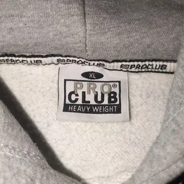 PRO CLUB 헤비 웨이트 후드티 XL 그레이
