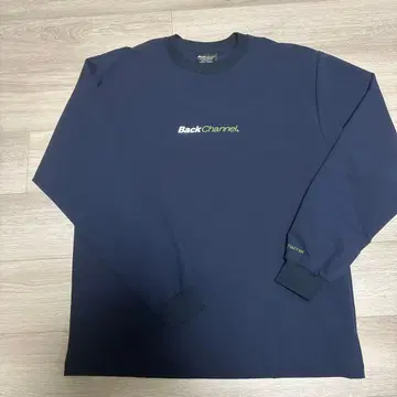 BackChannel 네이비 긴팔 티셔츠