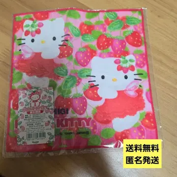 지역 한정 키티 도치기 한정판 타월 손수건 2002년