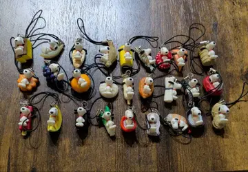 스누피 스트랩 27종 세트 전국 음식 스트랩