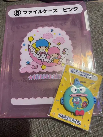 제일복권 산리오 키키라라 한교동 캔뱃지&홀더 포차코 피규어