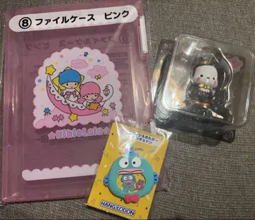 제일복권 산리오 키키라라 한교동 캔뱃지&홀더 포차코 피규어