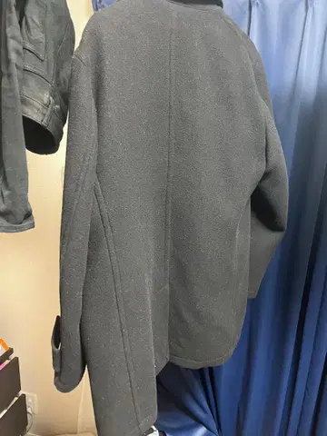 블랙 더블 브레스트 자켓