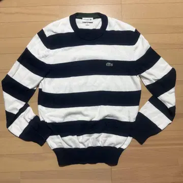 [ 초인기 ] LACOSTE 라코스테 보더 니트 스웨터 US S
