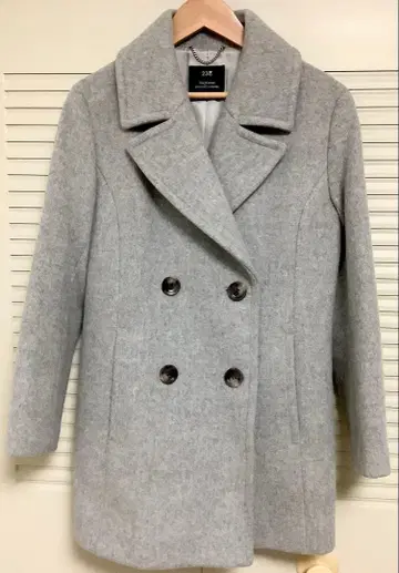 [ 23구 ] 피코트/울 100%/그레이/36(S)