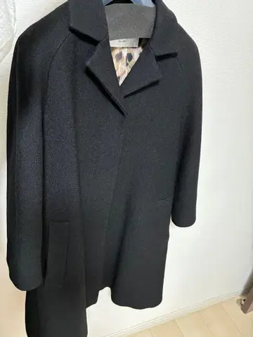 ADORE 블랙 울 코트