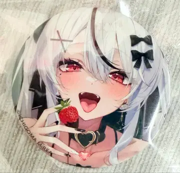 딸기 범벅 캔뱃지