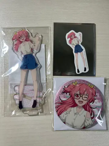 프로세카 하피코레 복권 모모이 아이리 B상 아크릴 스탠드 E상 캔뱃지