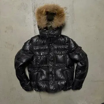 00s archive Y2K 퍼 달린 다운 자켓