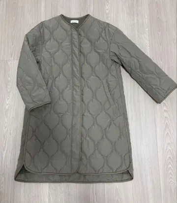 [ PLST ] 퀼팅 롱 코트