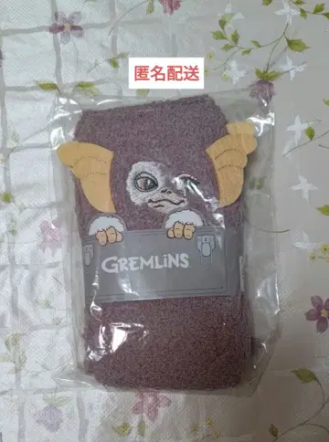 그렘린 기즈모 생일 기념 양말 핑크 그레이 복슬복슬 삭스