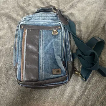 Lee 숄더백 데님/브라운