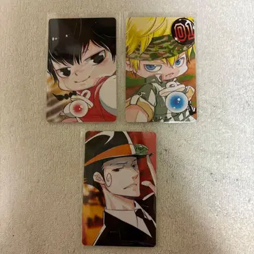 아마노 아키라 전시회 셀카풍 카드 리본풍 코로네로 3세트