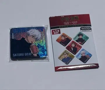 주술회전 영화 홀로그램 캔뱃지 고죠