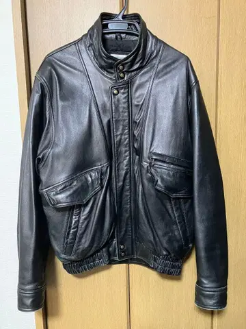 San michele S.R.L 가죽 자켓 블랙 L 사이즈