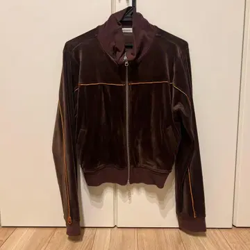 MOUSSY 벨로아 원단 트랙 자켓