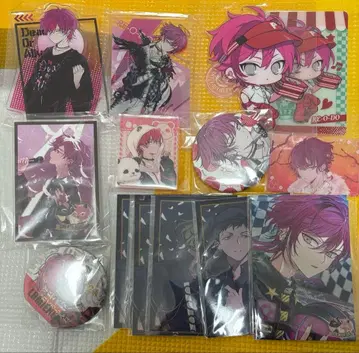 디어볼드 레오드 중국 홀로그램 캔뱃지 아크릴 스탠드 세트