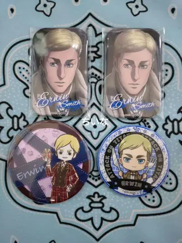 진격의 거인 마루카쿠 캔뱃지 고치캬라 그래프아트 엘빈 캔뱃지