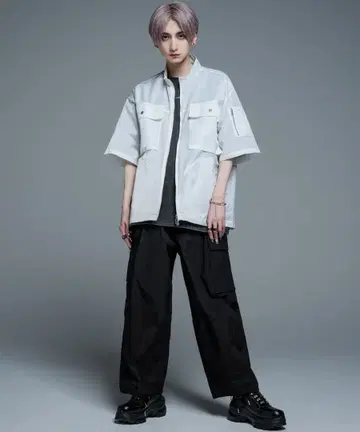 [ ADRER ] nylon zip over ss jacket