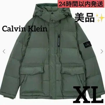 새상품급 CALVIN KLEIN JEANS 다운 자켓 카키 XL