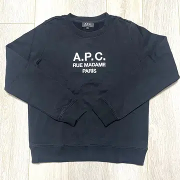 A.P.C. 트레이닝복 맨투맨 상의 블랙 S 사이즈