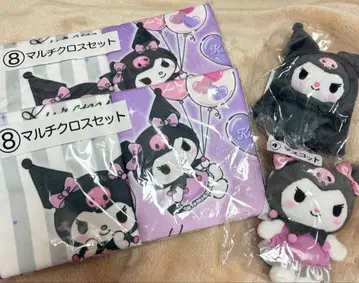 산리오 쿠로미 제일복권 봉제 인형 멀티 크로스 세트