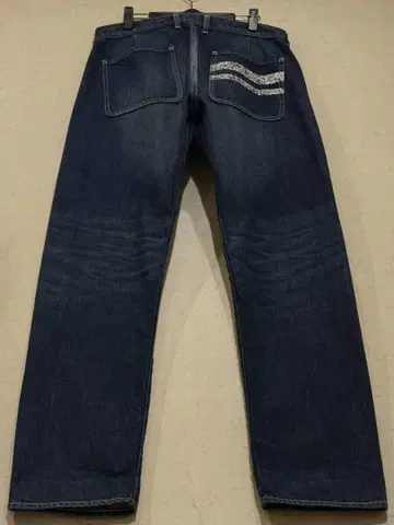 모모타로 진즈 출진 01-058 셀비지 워크 데님 팬츠 일본제