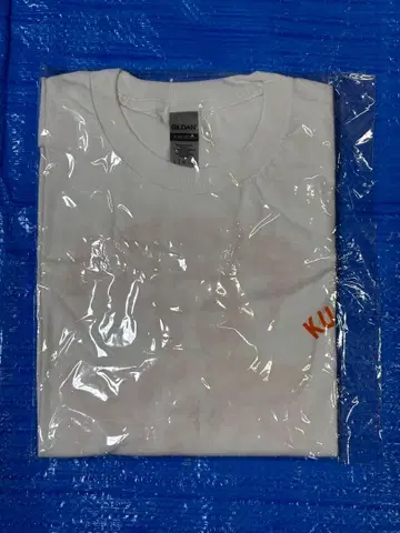 KUZIRA LOGO TEE white x orange