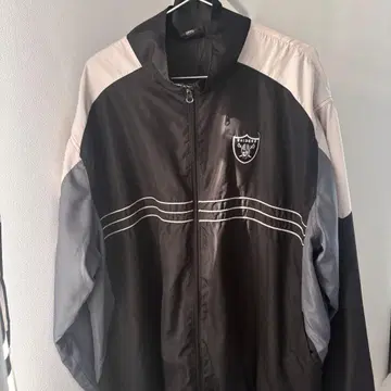 NFL 레이더스 라스베이거스 레이더스 나일론 자켓 블랙