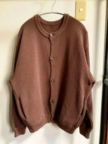 크렙스큐어 사슴 무늬 가디건 브라운