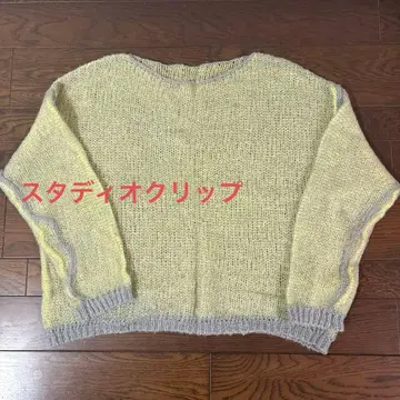 스튜디오 클립 모헤어 스웨터