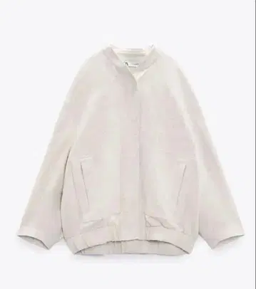새상품급 ZARA 자라 오버 사이즈 린넨 블렌드 봄버 자켓