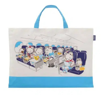 파밀리아 ANA 한정판 레슨 백 기내 판매 2023년 블루