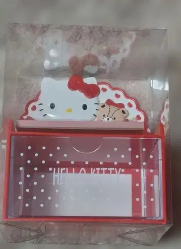 산리오 메모 포함 체스트 헬로키티