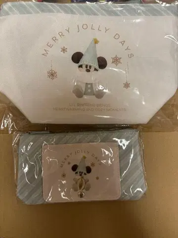 도쿄 디즈니 리조트 리루린린 수베니어 런치 케이스 손수건 캐리