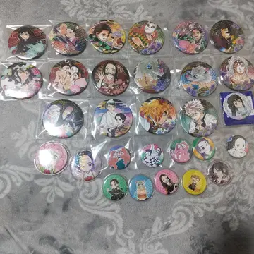 귀멸의 칼날 캔뱃지 세트