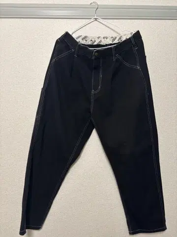 벤 데이비스 블랙 워크 팬츠