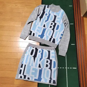 CLUNK 여성 골프웨어 상하의 세트