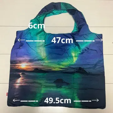 오로라 프린트 에코백