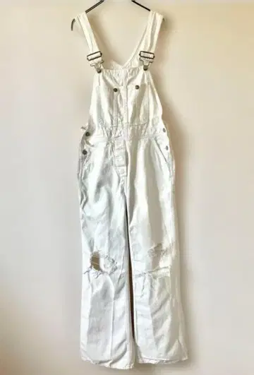 R.H.Vintage 화이트 데미지 가공 살로펫 XS 론 헤르만