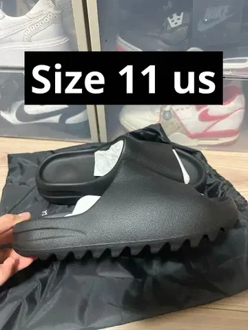 YEEZY.COM YS-01 Us11 이지 슬라이드 샌들 블랙