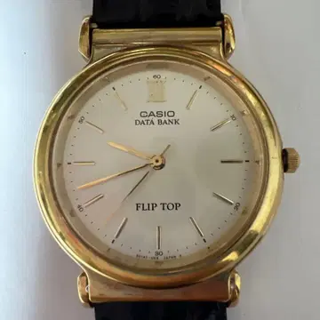 정크제품 CASIO DATA BANK FLIP TOP 손목시계