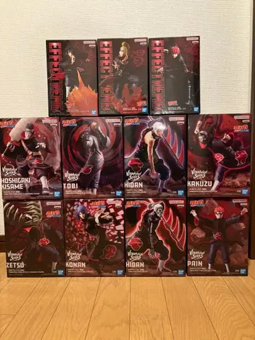 [ 익명 배송 ] NARUTO 아카츠키 피규어 11개 컴플리트 세트