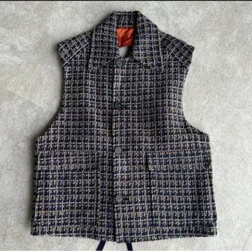 SUBLATIONS Glittery Tweed HELI-CREW VEST
