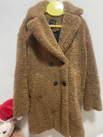 [ 새상품급 ] Bershka 보아코트 테디 자켓 브라운